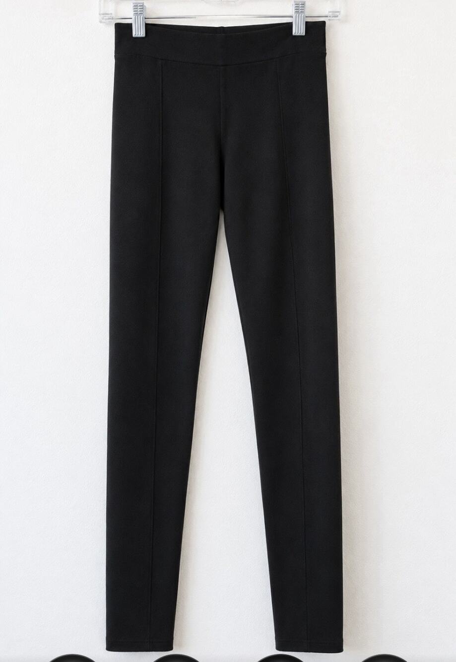 The Row Black Skinny Leg Pants XS Leggings Modal Silk Lined